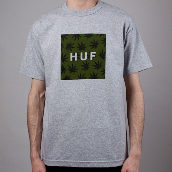 HUF Plantlife Box Logo T-Shirt - Picture 4 of 5